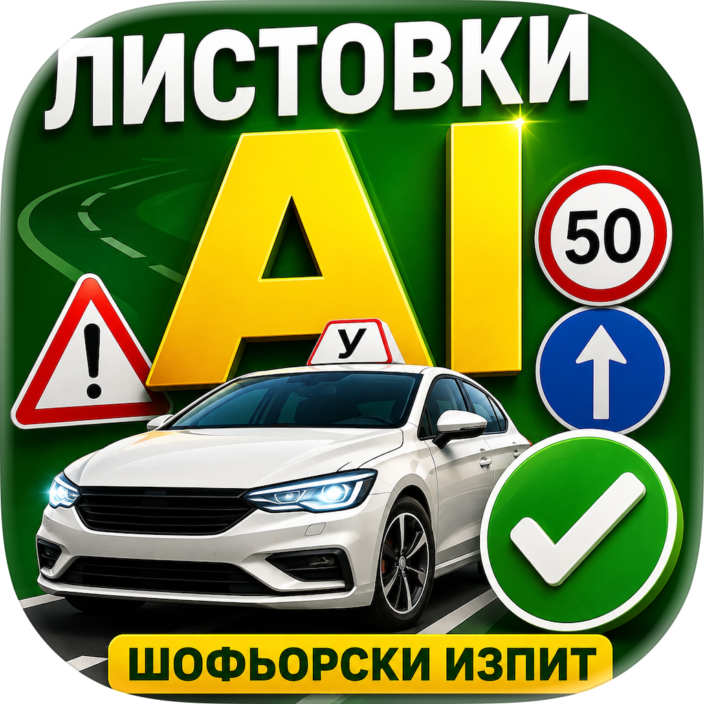 Листовки AI - Шофьорски изпит